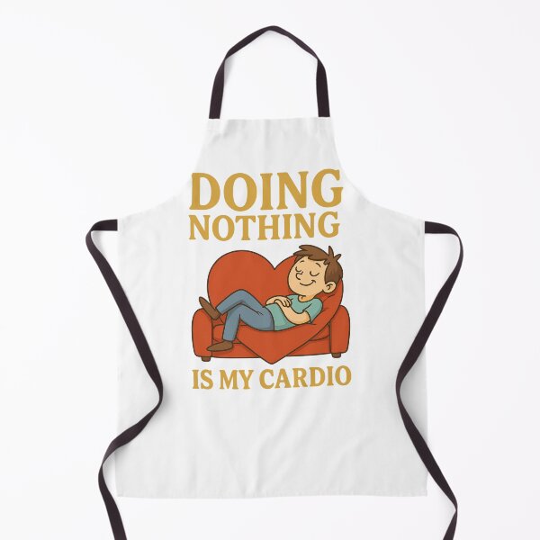 Item preview, Doing Nothing Is My Cardio – Funny Lazy Day Quote designed and sold by Supergrafix07.