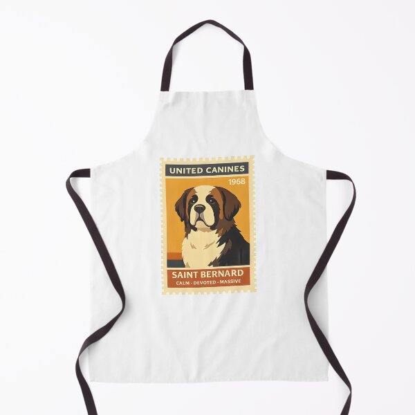 Item preview, Vintage Saint Bernard Stamp Art designed and sold by postmarkpaw.