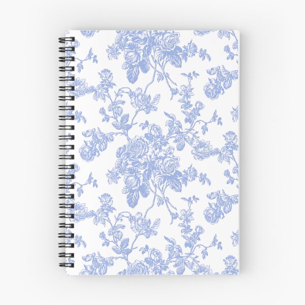 Item preview, Toile, Cornflower Blue Roses Pattern designed and sold by PixDezines.