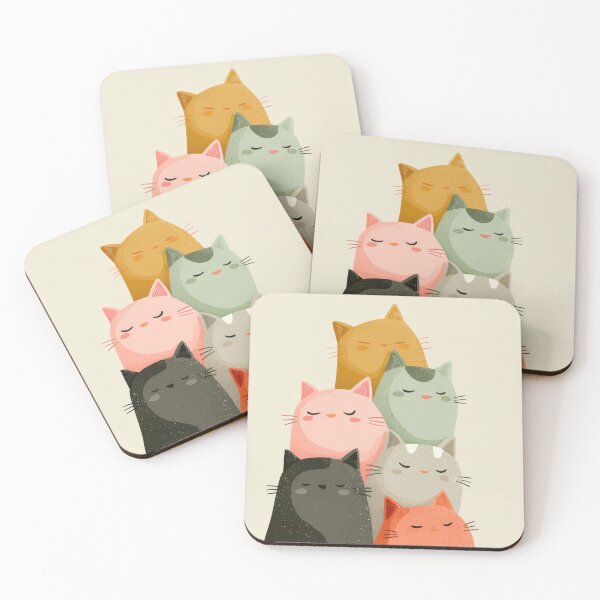 Item preview, Cute cats stacked together in fun designed and sold by anytka.