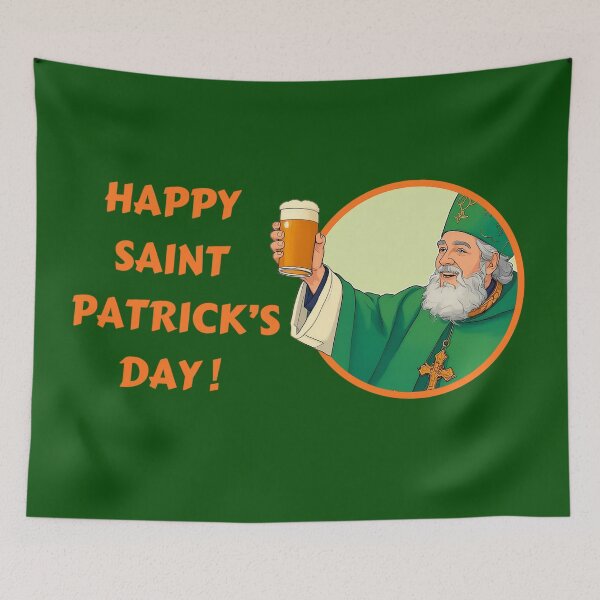 Item preview, Happy Saint Patrick designed and sold by TOSHA-Poland.