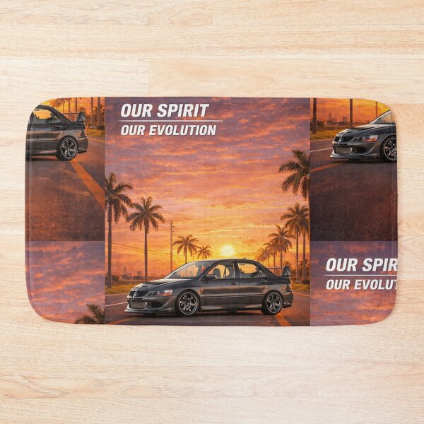 Item preview, Mitsubishi Evo 8 MR poster OUR SPIRIT OUR EVOLUTION designed and sold by TheMitsuGuy.