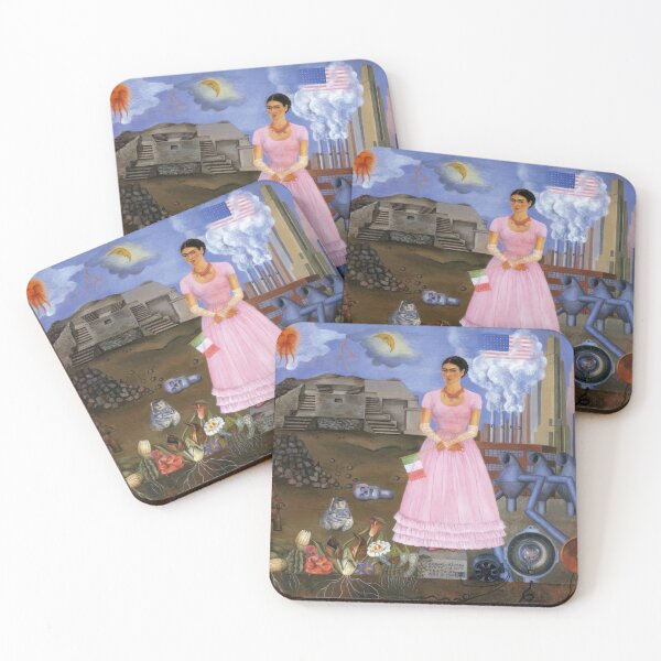 Item preview, Self Portrait Along the Border Line Between Mexico and the United States - Frida Kahlo  designed and sold by nebelimr.