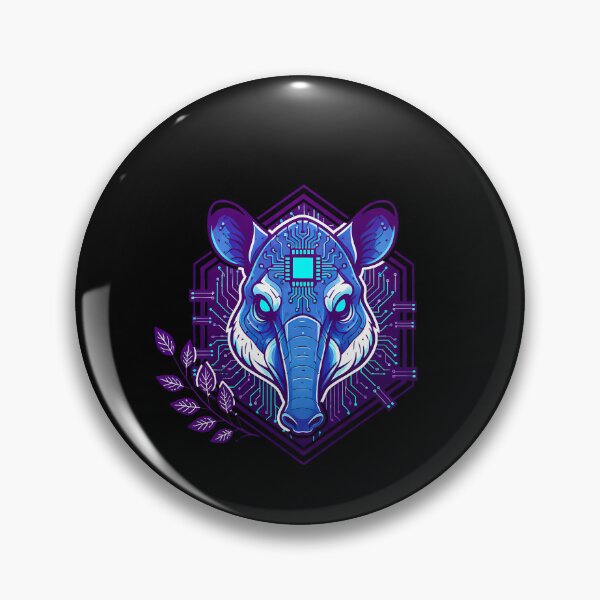 Item preview, Cyber Anteater Tech Art - Futuristic Neon Circuit Wildlife Illustration designed and sold by AbulailArt.