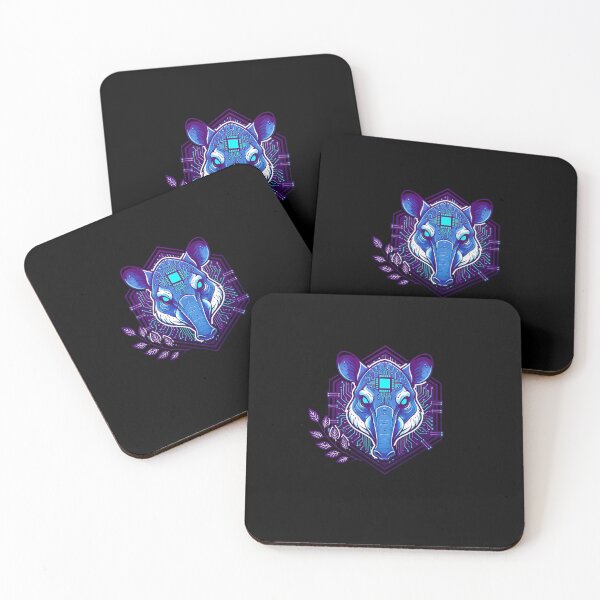 Item preview, Cyber Anteater Tech Art - Futuristic Neon Circuit Wildlife Illustration designed and sold by AbulailArt.