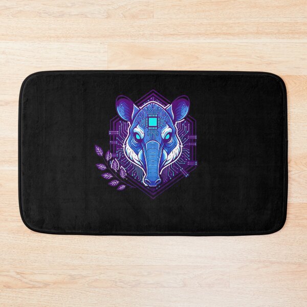 Item preview, Cyber Anteater Tech Art - Futuristic Neon Circuit Wildlife Illustration designed and sold by AbulailArt.