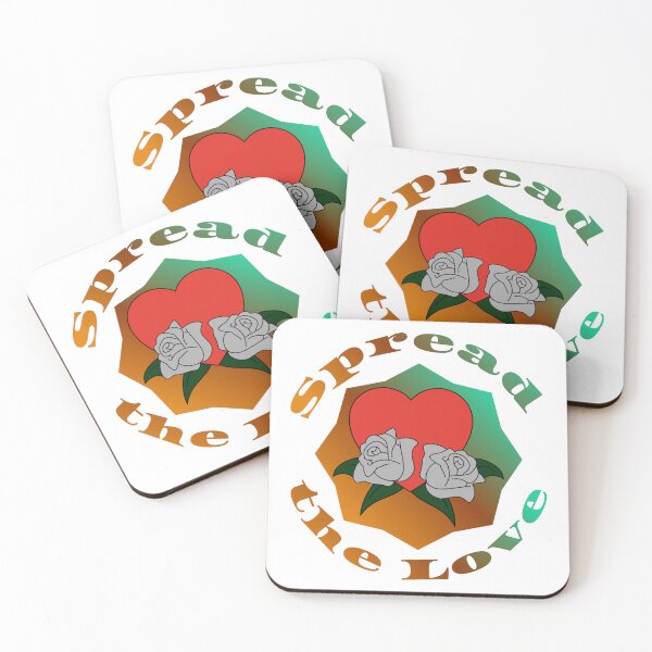 Item preview, Spread The Love - Retro Heart and Roses Graphic designed and sold by ValeriValera.