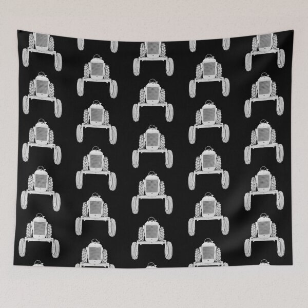 Item preview, Allis-Chalmers vintage tractor monochrome designed and sold by soitwouldseem.