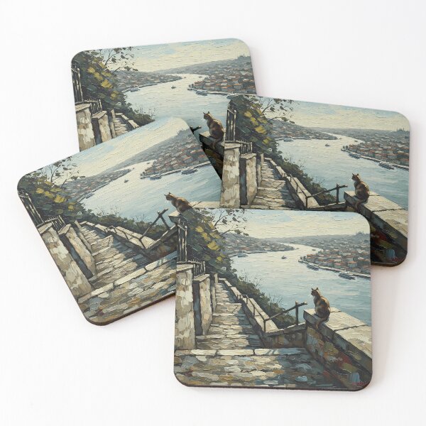 Item preview, Istanbul Pierre Loti Hill & Golden Horn View - Oil Painting Art designed and sold by Ascend777.