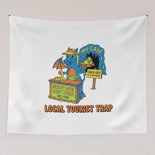 Item preview, Jersey Devil Local Tourist Trap Shirt Funny Cryptid New Jersey Folklore Souvenir designed and sold by Trending Fashions.