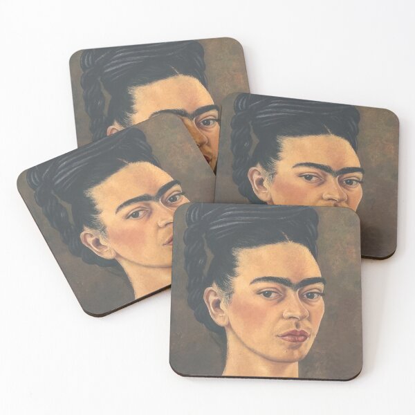 Item preview, Self Portrait in Red and Gold Dress - Frida Kahlo  designed and sold by nebelimr.