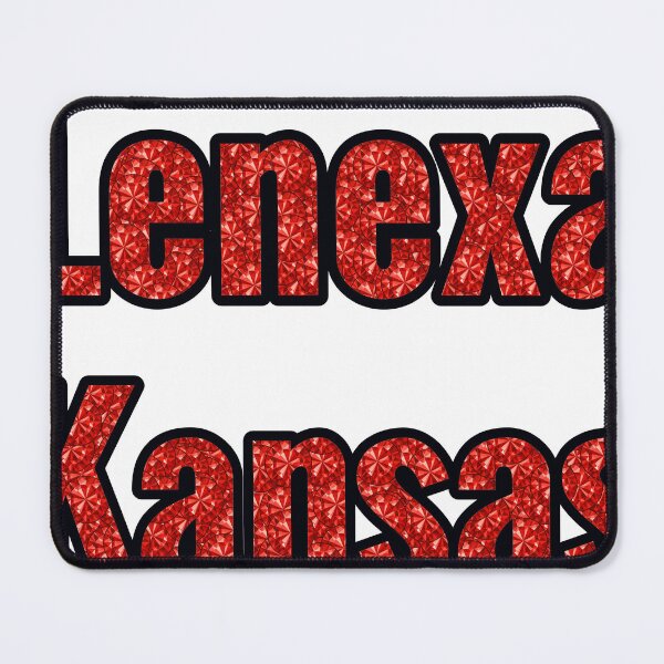 Item preview, Lenexa Kansas City Name With Red Rhinestone designed and sold by TheIconSmith.