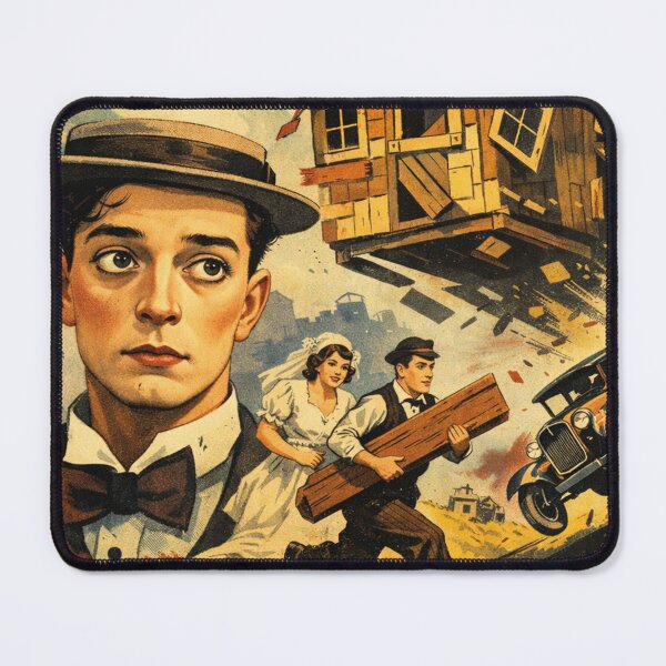 Item preview, Buster Keaton One Week – Classic Film designed and sold by Mauswohn.