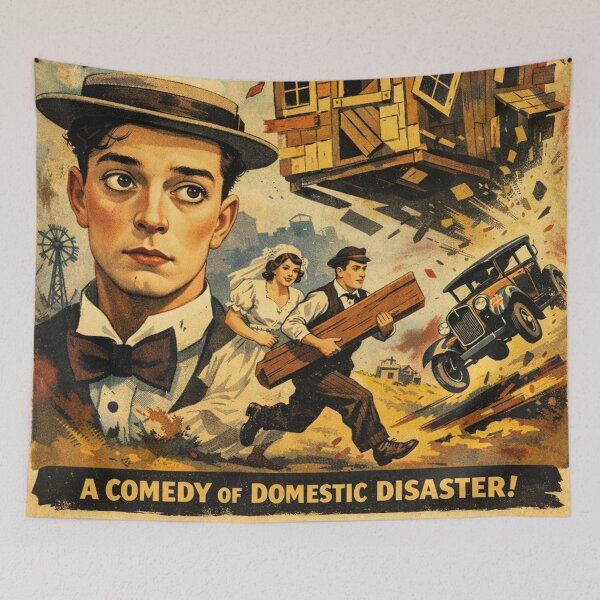 Item preview, Buster Keaton One Week – Classic Film designed and sold by Mauswohn.