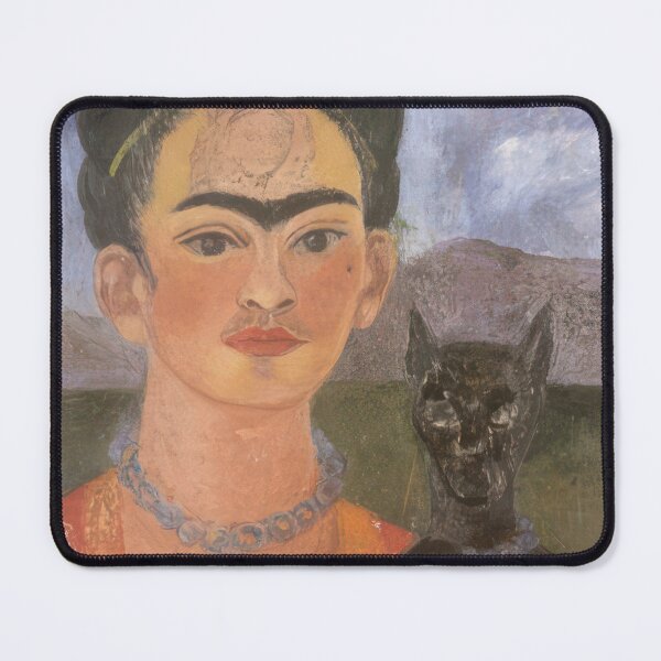 Item preview, Self Portrait with a Portrait of Diego on the Breast and Maria Between the Eyebrows - Frida Kahlo designed and sold by nebelimr.