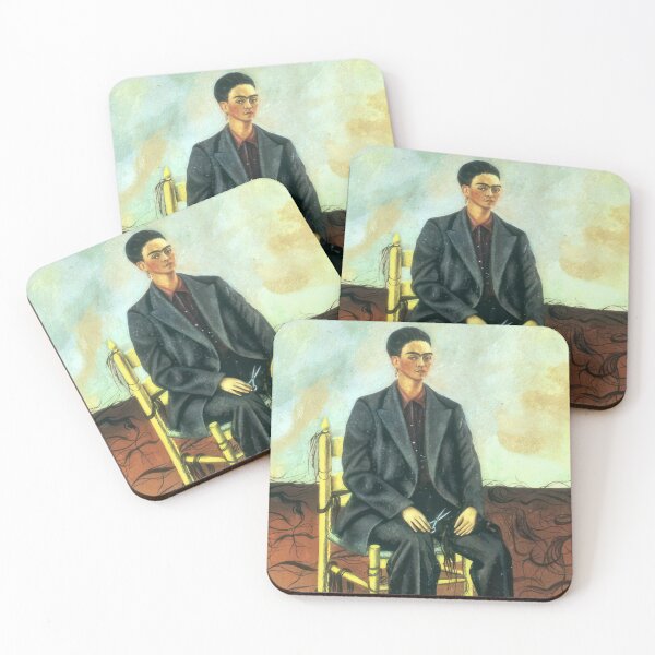 Item preview, Self Portrait with Cropped Hair - Frida Kahlo  designed and sold by nebelimr.