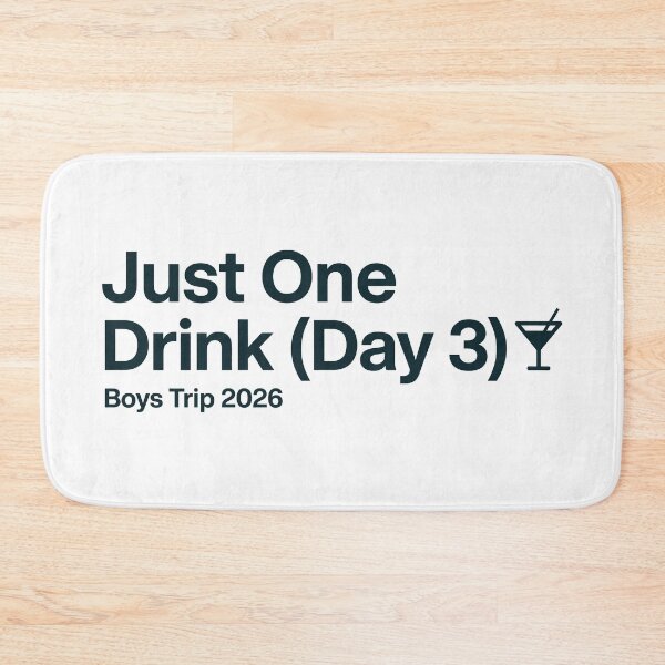 Item preview, Just One Drink Boys Trip 2026 Bachelor Party designed and sold by SplashTastic.