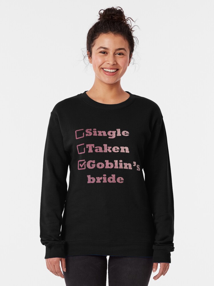 Alternate view of Single Taken Goblin's Bride Rose Gold Pullover Sweatshirt