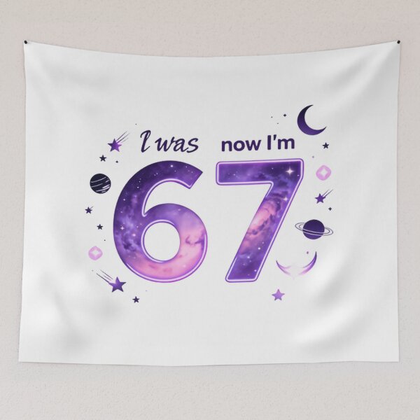 Item preview, I Was 6 Now Im 7 Funny I'm Six Seven Silly Kid Energy Mode designed and sold by SkeletonsDanger.