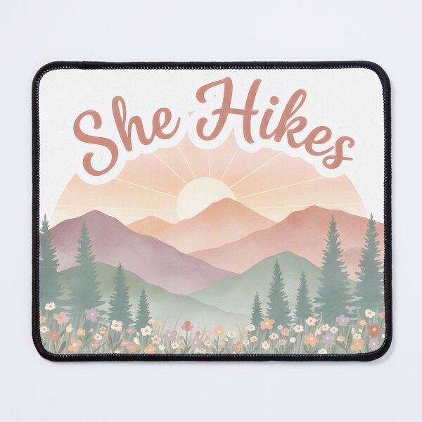 Item preview, She Hikes Hiking designed and sold by Ink Magic.