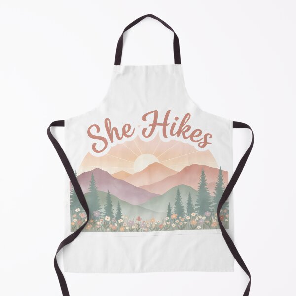 Item preview, She Hikes Hiking designed and sold by Ink Magic.