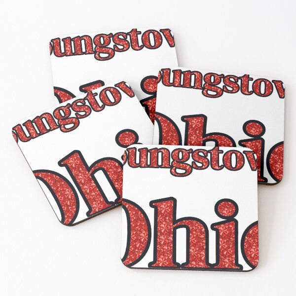 Item preview, Youngstown Ohio City Name With Red Rhinestone designed and sold by TheIconSmith.