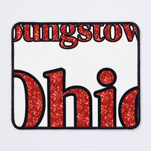 Item preview, Youngstown Ohio City Name With Red Rhinestone designed and sold by TheIconSmith.