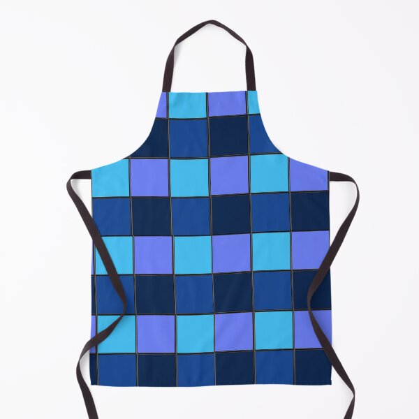 Item preview, Retro Blue Pixel Grid | Mosaic Tile Pattern designed and sold by HopeAndHustle.