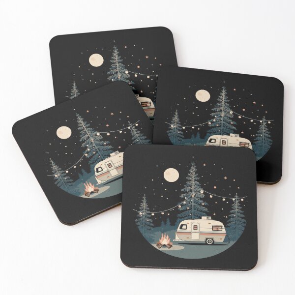 Item preview, Camping under the moonlit sky designed and sold by anytka.