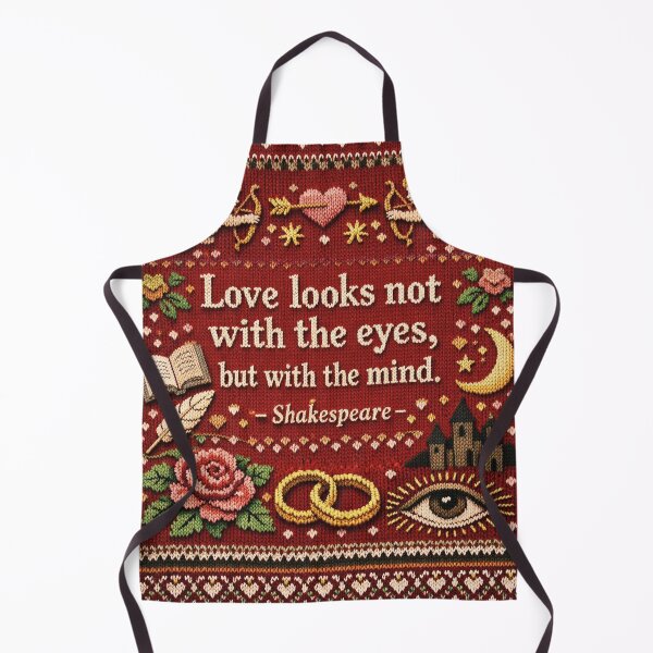 Item preview, Shakespeare quote knitting pattern – True love and understanding designed and sold by Mauswohn.