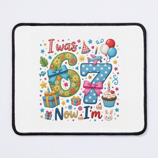 Item preview, I Was 6 Now Im 7 Funny I'm Six Seven Playground Superstar Vibes designed and sold by SkeletonsDanger.