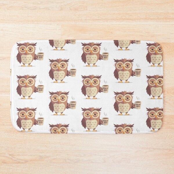 Item preview, Funny Owl With Monday Mood Coffee designed and sold by PriyankaSonara.