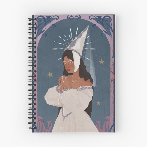 Item preview, medieval princess - Fantasy whimsical poster illustration  designed and sold by Moonstoneartist.