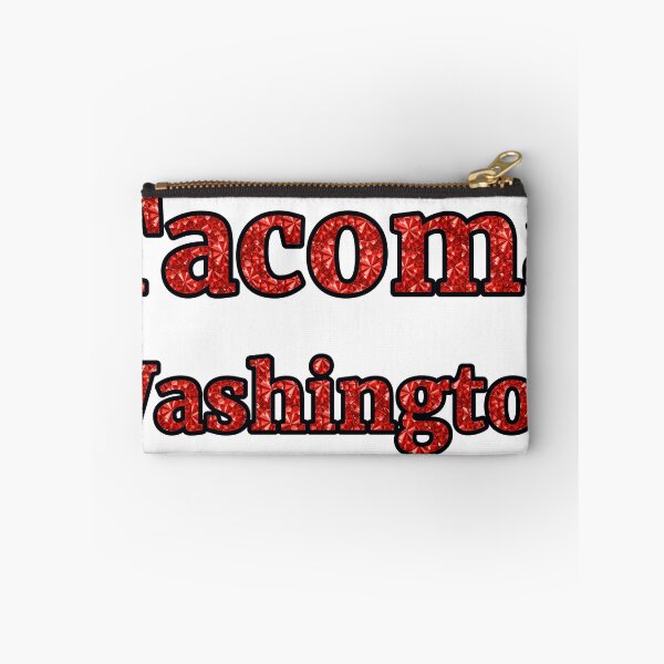 Item preview, Tacoma Washington City Name With Red Rhinestone designed and sold by TheIconSmith.