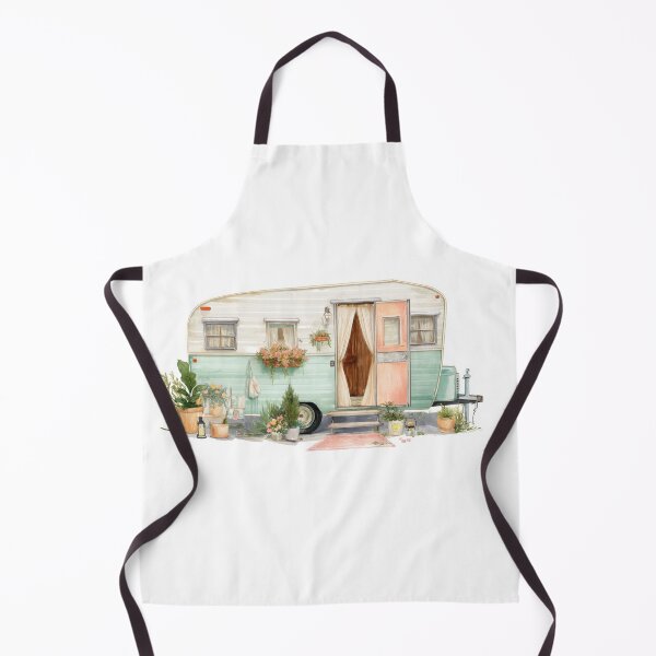 Item preview, Vintage camper design with plants designed and sold by anytka.