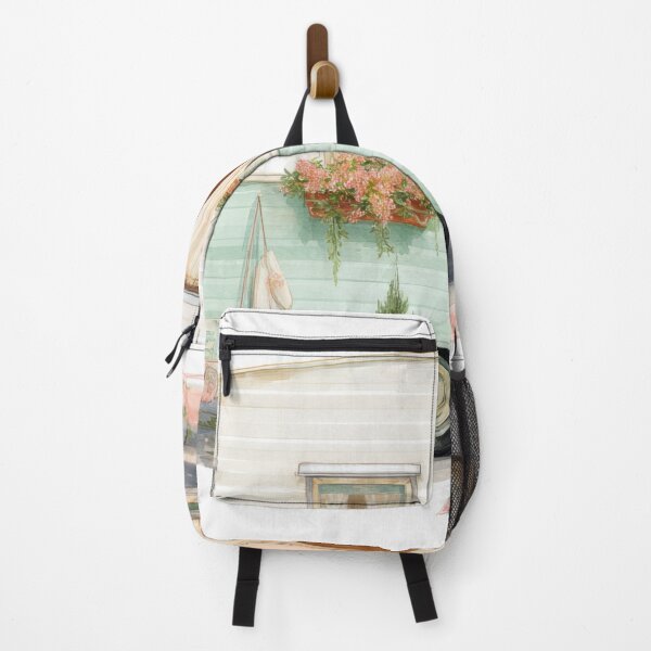 Item preview, Vintage camper design with plants designed and sold by anytka.