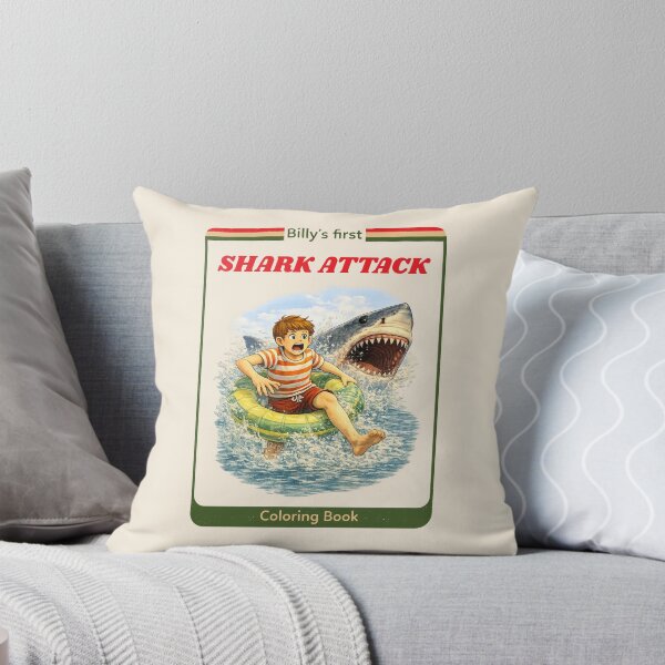 Item preview, Billy's First Shark Attack funny retro design designed and sold by The Sporty Nerd.