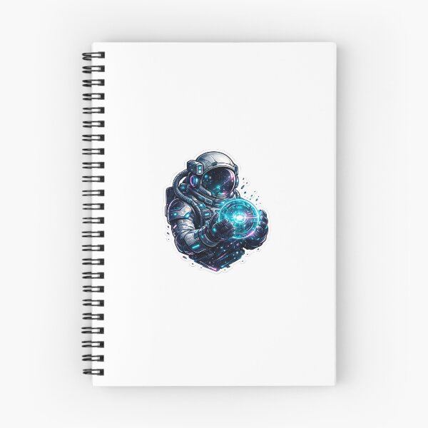 Item preview, Futuristic Astronaut Holding AI Energy Core designed and sold by PixelWrapX.