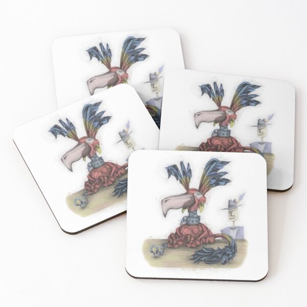 Item preview, Creature with feathers a0408 designed and sold by liquid-print.