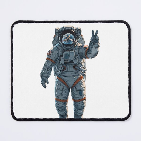 Item preview, Space traveler with a reflective helmet visor showing a rocket launch designed and sold by VerizalShop.