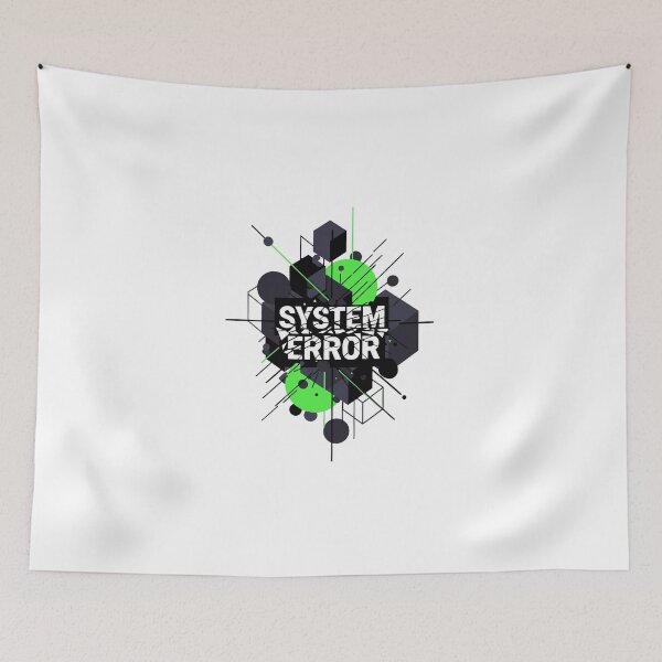 Item preview, Structured Abstract "System Error" Graphic Tee - Minimalist Brutalist Geometry Streetwear designed and sold by mantra2023.