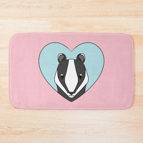 Item preview, Cute Badger Heart designed and sold by HugSomeNettles.
