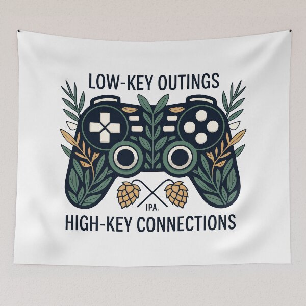Item preview, Low-Key Gaming Aesthetic for Nature Lover designed and sold by SplashTastic.