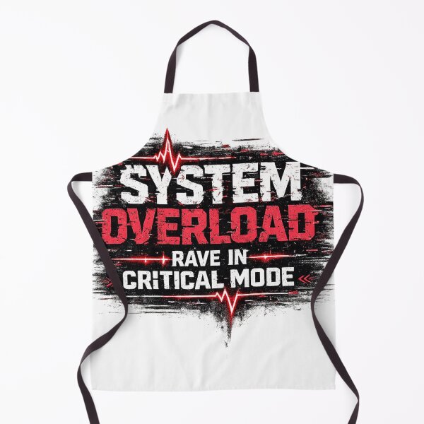 Item preview, System Overload Rave Shirt – Critical Mode Glitchcore Techno Graphic Tee designed and sold by ArminGreen.
