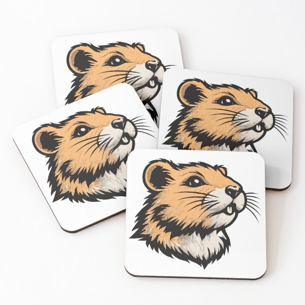 Item preview, Bold Hamster – Graphic Style Illustration designed and sold by ForeverPrintsOK.