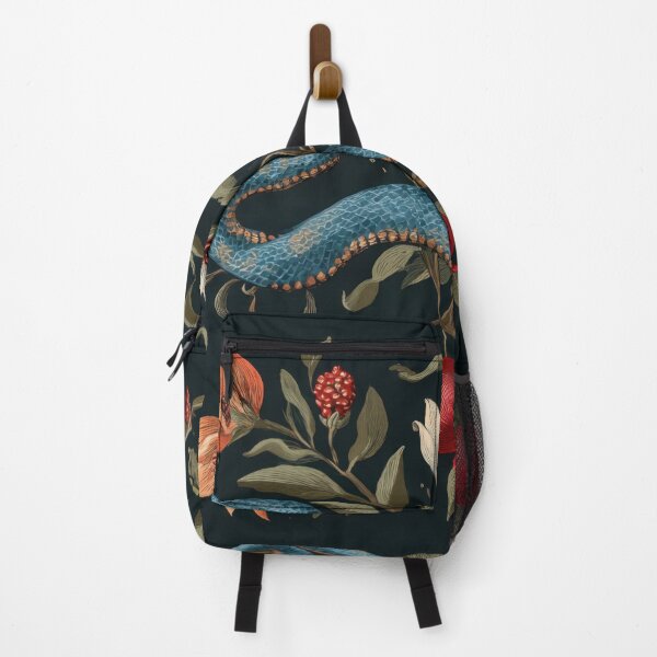 Item preview, Blue snake among flowers and fruits designed and sold by anytka.