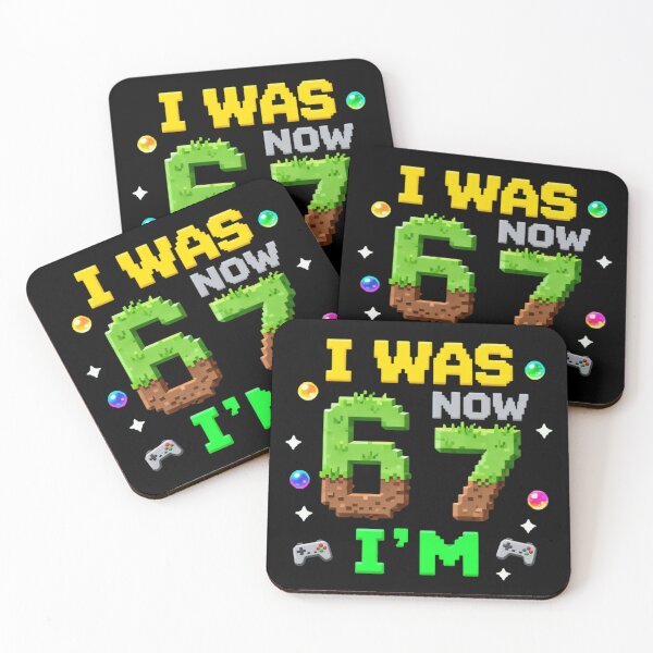 Item preview, I Was 6 Now Im 7 Funny I'm Six Seven Kid Power Level Seven designed and sold by SkeletonsDanger.