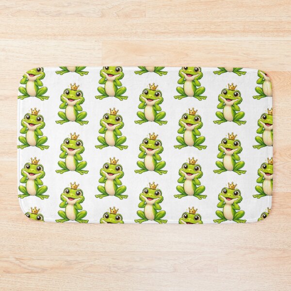 Item preview, Cute Frog Prince With Gold Crown designed and sold by PriyankaSonara.