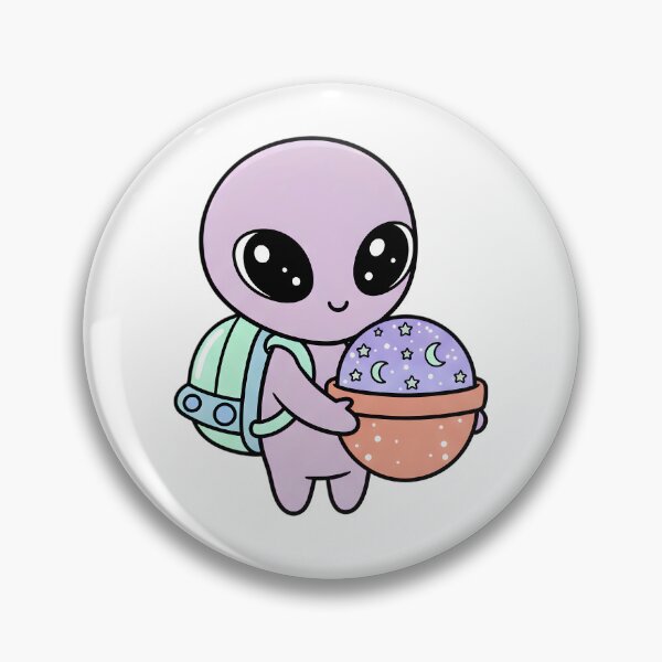 Item preview, Kawaii Alien Kid with Starry Plant designed and sold by CryptoCactus.