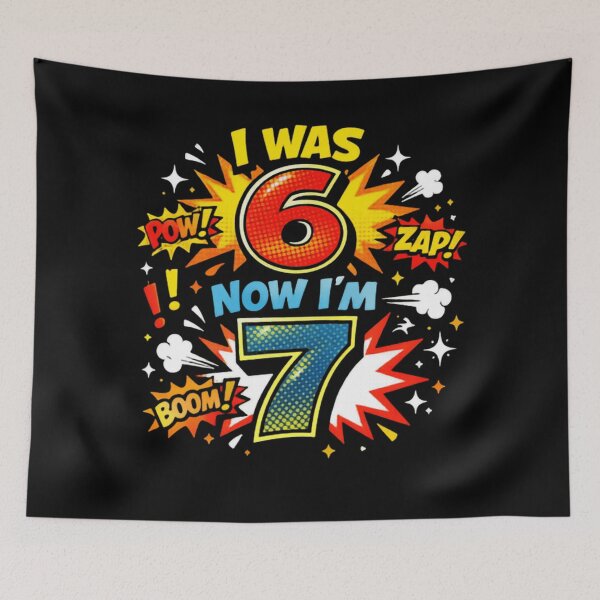 Item preview, I Was 6 Now Im 7 Funny I'm Six Seven Chaos Captain Activated designed and sold by SkeletonsDanger.